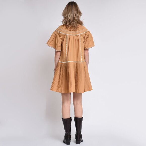 Ulla Johnson Pleated Hem Dress, size 12 - Picture 12 of 13